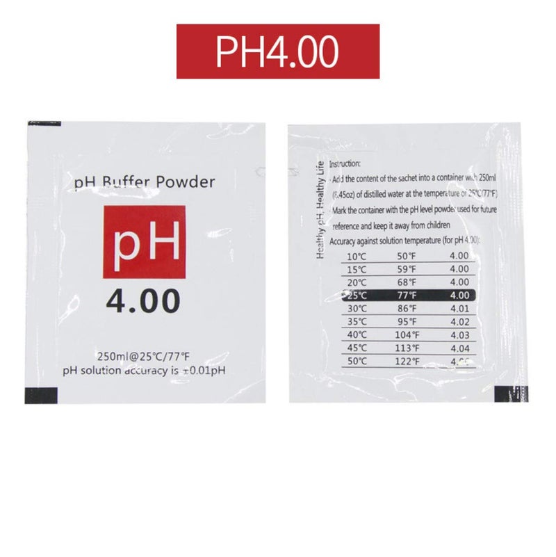 DuvinDD 15 Pack pH Meter Buffer Solution Powder for Precise pH of pH Meter, Calibration Powder Solution 4.00/6.86/9.18 - Image 3